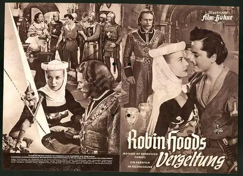 Filmprogramm IFB Nr. 1377, Robin Hoods Vergeltung, John Derek, Diana Lynn, Alan Hale, Regie: Gordon Douglas