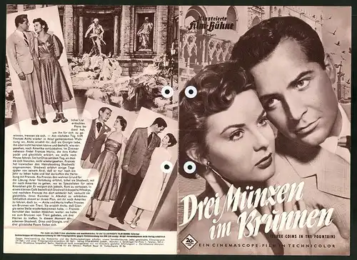 Filmprogramm IFB Nr. 2491, Drei Münzen im Brunnen, Jean Peters, Maggi McNamara, Dorothy McGuire, Regie: Jean Negulesco