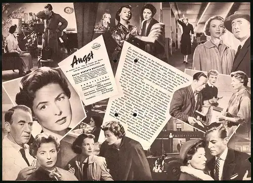 Filmprogramm IFB Nr. 2560, Angst, Ingrid Bergman, Mathias Wieman, Renate Mannhardt, Regie: Roberto Rossellini