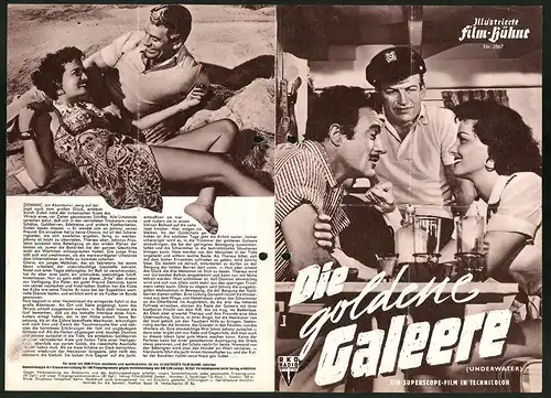 Filmprogramm IFB Nr. 2867, Die goldene Galeere, Jane Russell, Gilbert Roland, Richard Egan, Regie: John Sturges