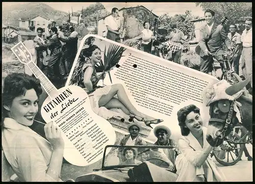 Filmprogramm Unser Haus-Programm, Gitarren der Liebe, Vico Torriani, Annunzio Mantovani, Regie: Werner Jacobs