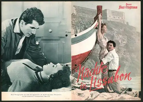 Filmprogramm Unser Haus-Programm, Francoise Arnoul, Daniel Gelin, Trevor Howard, Regie: Henri Verneuil