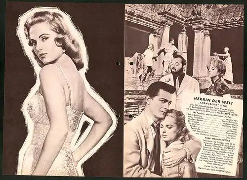 Filmprogramm unbekannt, Herrin der Welt - 2. Teil, Martha Hyer, Carlos Thompson, Regie: William Dieterle