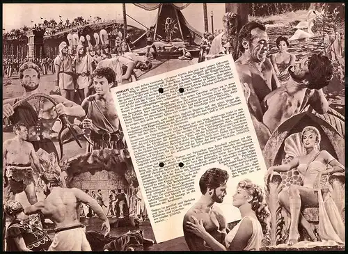 Filmprogramm DNF, Herkules und die Königin der Amazonen, Steve Reeves, Sylva Koscina, Regie: Pietro Francisci