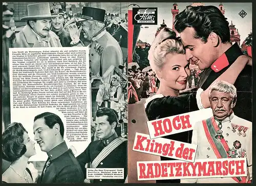 Filmprogramm DNF Nr. 4083, Hoch klingt der Radetzkymarsch, Johanna Matz, Walter Reyer, Regie Geza von Bolvary