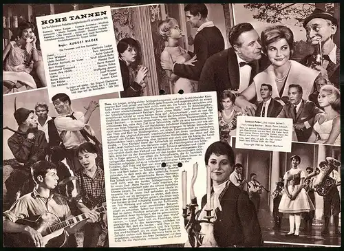 Filmprogramm DNF, Hohe Tannen, Gerlinde Locker, Pero Alexander, Anita Gutwell, Regie August Rieger