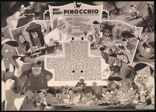Filmprogramm IFB Nr. 1050, Pinocchio, Walt Disney