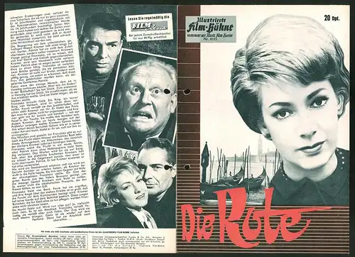 Filmprogramm IFB Nr. 6125, Die Rote, Ruth Leuwerik, Rossano Brazzi, Harry Meyen, Regie Helmut Käutner