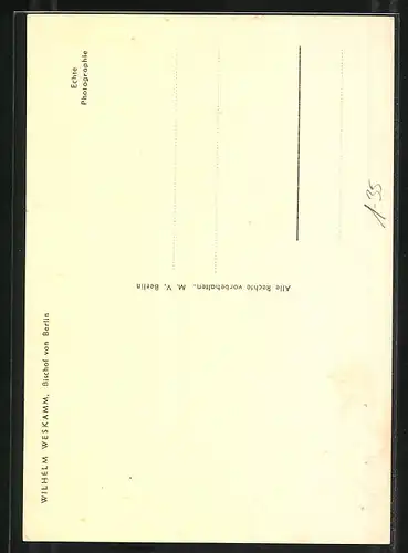 AK Wilhelm Weskamm, Bischof von Berlin