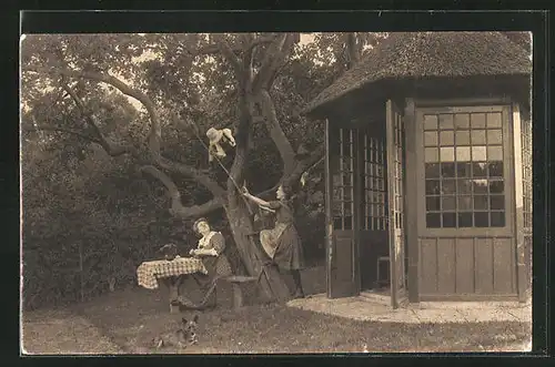 AK Lesum b. Bremen, Pavillon am Lindenhäuschen