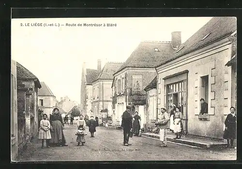 AK Le Liège, Route de Montrésor à Bléré