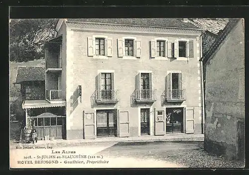 AK St-Julien-en-Beauchêne, Hotel Bermond