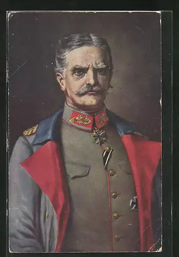 AK Portrait des Heerführers v. Mackensen