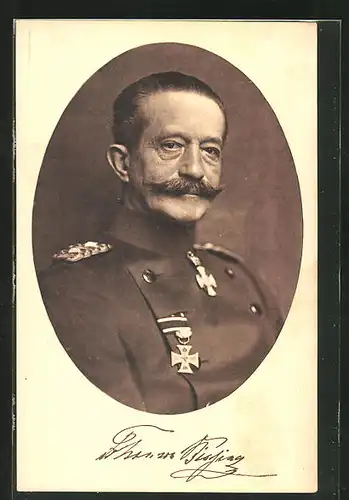 AK Portrait eines deutschen Heerführers