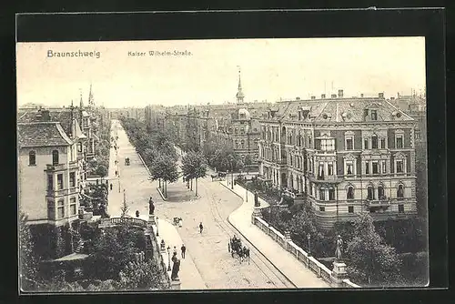AK Braunschweig, Kaiser Wilhelm Strasse
