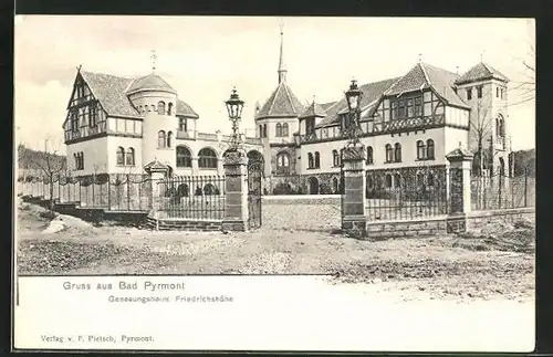 AK Bad Pyrmont, Genesungsheim Friedrichshöhe