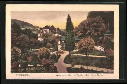 AK Steinbergen, Wolbrecht`s Hotel u. Pension