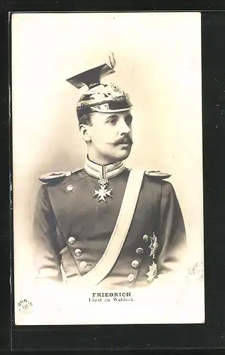 AK Fürst Friedrich zu Waldeck in Ulanen-Uniform