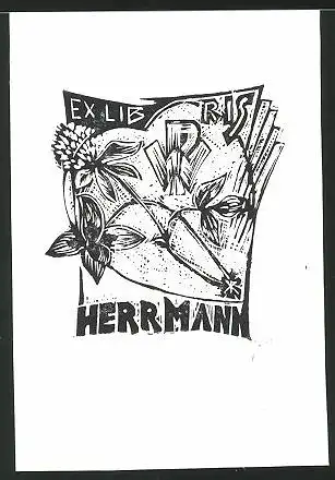 Exlibris Hermann, Blume