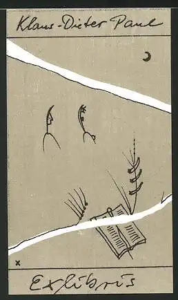 Exlibris Klaus Dieter Paul, Buch