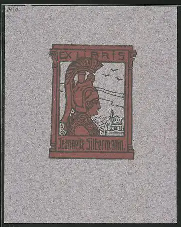 Exlibris Jeanaette Siltermann, Krieger der Antike