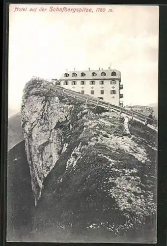 AK Schafberg, Hotel auf der Schafbergspitze