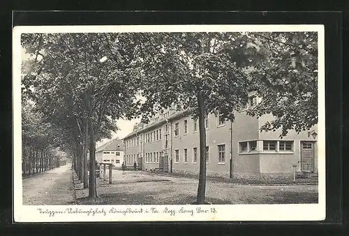AK Königsbrück, Truppenübungsplatz, Haus Dopp. Komp. Bar. 13