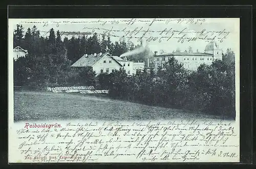 Mondschein-AK Reiboldsgrün, Teilansicht
