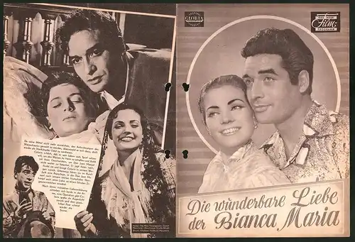 Filmprogramm DNF, Die wunderbare Liebe der Bianca Maria, Jorge Mistral, Carmen Sevilla, Regie: Luis Lucia