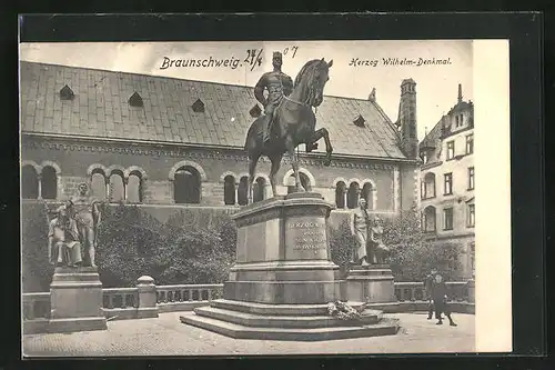 AK Braunschweig, Herzog Wilhelm Denkmal
