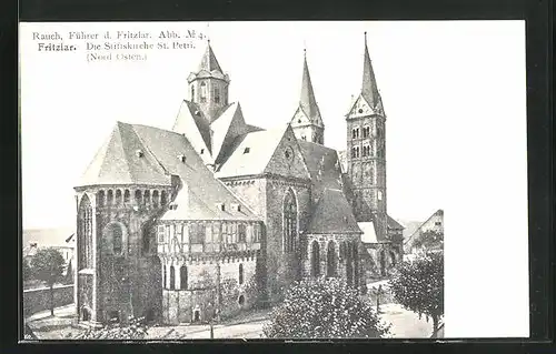 AK Fritzlar, Die Stiftskirche St. Petri, Nord Osten