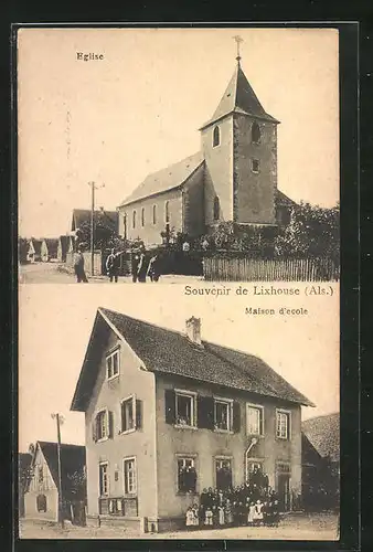 AK Lixhouse, Eglise, Maison d`ecole