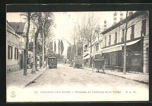 AK Enghien-les-Bains, Terminus du Tramway de la Trinité