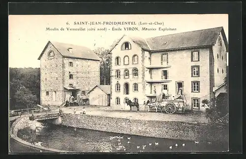 AK Saint-Jean-Froidmentel, Moulin de Vernouillet - Émile Viron