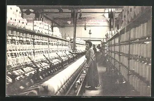 AK Hautmont, Textil-Fabrik / Spinnerei, Salle de Preparation