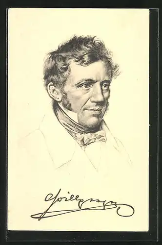 AK Franz Grillparzer, Dramatiker und Dichter