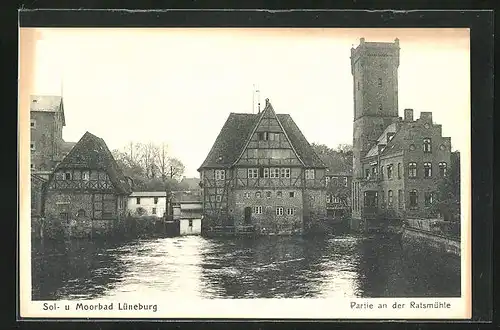 AK Lüneburg, Partie an der Ratsmühle