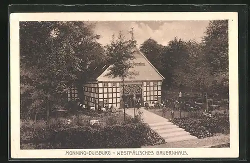 AK Monning-Duisburg, Westfälisches Bauernhaus