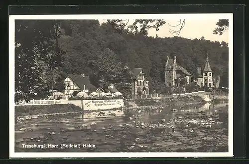 AK Treseburg / Harz, Gasthaus Waldesruh