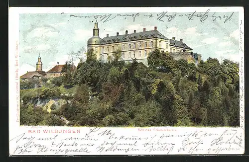 AK Bad Wildungen, Schloss Friedrichstein