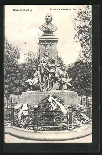 AK Braunschweig, Franz Abt-Denkmal