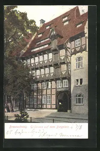 AK Braunschweig, Gildehaus auf dem Burgplatz