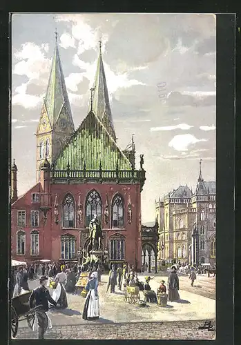 AK Bremen, Kaiser-Wilhelm-Platz