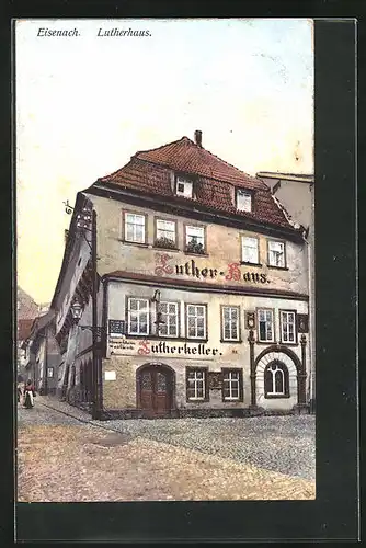 AK Eisenach, Lutherhaus mit Lutherkeller