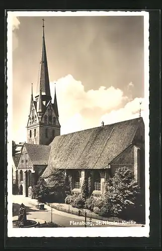 AK Flensburg, St. Nicolai-Kirche