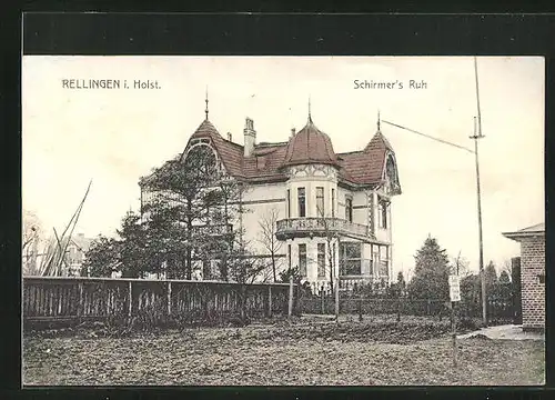 AK Rellingen / Holstein, Hotel Schirmers Ruh