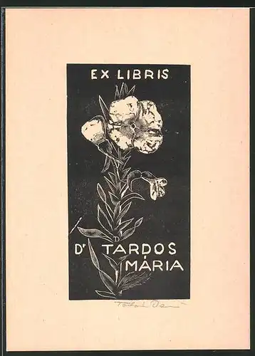 Exlibris Dr. Tardos Mária, Blume