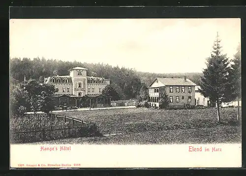 AK Elend im Harz, Hampe`s Hotel