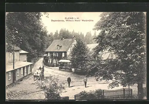AK Elend i. Harz, Dependance, Witte`s Hotel Waldmühle