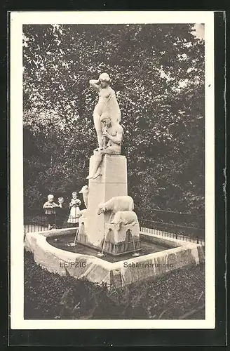 AK Leipzig, Kinder am Schäferbrunnen